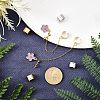 SUPERFINDINGS 40Pcs 2 Colors Brass Ear Cuff Findings KK-FH0004-46-4