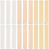 SUNNYCLUE 30Pcs 3 Colors 304 Stainless Steel Connector Charms STAS-SC0008-80-1