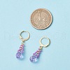 Glass Seed Beads Leverback Earrings EJEW-MZ00398-05-3