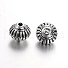Tibetan Style Alloy Bicone Beads TIBEB-7692-AS-NR-1