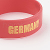 Silicone Wristbands Bracelets BJEW-K168-01E-2