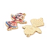 Christmas Alloy Enamel Pendants ENAM-K069-44B-G-2