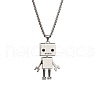 Alloy Robot Pendant Necklaces FS-WG06FF7-01-6
