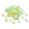 Acrylic Bead Caps OACR-Z028-03G-1
