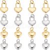 SUPERFINDINGS 16Pcs 4 Style Rack Plating Real 18K Gold Plated Brass Pendants KK-FH0003-96-1