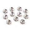 Brass Rhinestone Spacer Beads X-RB-A014-Z6mm-01P-1