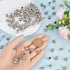 SOFPLATE 160Pcs Tibetan Style Alloy Tube Bails FIND-SP0001-79-3