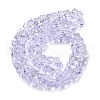 Electroplate Glass Beads Strands EGLA-P063-PL05-2