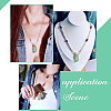 CHGCRAFT Natural Fluorite Pointed Hexagon Perfume Bottles Pendant Necklace NJEW-CA0001-07B-6