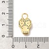Brass Cubic Zirconia Pendants KK-M295-12G-3