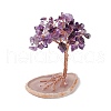 Natural Gemstone Tree Display Decoration DJEW-G027-01RG-3