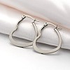 201 Stainless Steel Hoop Earrings X-EJEW-P066-06C-1