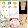   60Pcs 3 Colors Brass Beads FIND-PH0020-91-6