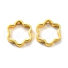 Rack Plating Brass Bead Frames KK-WH0084-02G-1