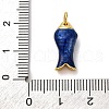Brass Enamel Pendants KK-I276-22G-4