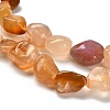 Natural Carnelian(Dyed & Heated) Beads Strands G-P497-01C-69-4