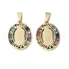 201 Stainless Steel Pendants STAS-V005-04G-1