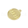 Brass Pendants KK-M322-13G-2