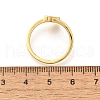 Brass Cuff Rings for Women RJEW-U044-J-5