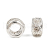 Brass Crystal Rhinestone Beads KK-Q401-03S-4