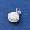925 Sterling Silver Shell Shape Charms STER-D304-02S-2