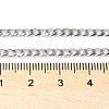 Non-Tarnish 304 Stainless Steel Curb Chain Necklace Making X-STAS-A028-N108P-2