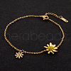 Stainless Steel Charm Anklets WGE3F25-36-1