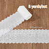 SUPERFINDINGS 5 Yards Embroidery Flower Cotton Ribbons OCOR-FH0001-42-2