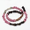 Chips Natural Tourmaline Beads Strands G-N0164-04A-3