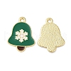 Christmas Alloy Enamel Pendants ENAM-D050-13H-02G-1