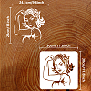 PET Hollow Out Drawing Painting Stencils DIY-WH0391-0418-2