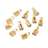 Ion Plating(IP) 304 Stainless Steel Folding Crimp Ends STAS-E103-09B-G-1