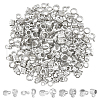 DICOSMETIC 300Pcs 5 Styles CCB Plastic Tube Bails CCB-DC0001-19P-1