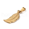 201 Stainless Steel Pendants STAS-U053-12G-2