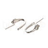 925 Sterling Silver Cubic Zirconia Pendants Bails STER-R011-09P-2