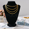 Yilisi 5 Yards Plating Brass Serpentine Chain CHC-YS0001-01G-8