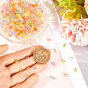 SOFPLATE 2000Pcs 10 Colors Transparent Acrylic Beads TACR-SP0001-12-3