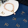Beebeecraft 10 Sets Brass Toggle Clasps KK-BBC0015-84-4