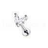304 Stainless Steel Cubic Zirconia Cartilage Earrings WGBE79F-06-1