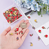 DICOSMETIC 100Pcs Alloy Enamel Pendants FIND-DC0001-79-3