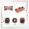 Olycraft 1 Strand Natural Tiger Eye Beads Strands G-OC0005-50-2