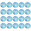 Half Round/Dome Tree Pattern Glass Flatback Cabochons for DIY Projects GGLA-YW0001-14I-1