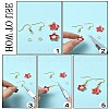 20Pcs 20 Styles Alloy Enamel Pendants ENAM-YW0004-12-5