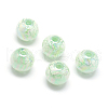 Spray Painted Acrylic Beads MACR-S824-10mm-H-1