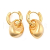 Teardrop Brass Hoop Earrings for Women EJEW-U055-18G-2