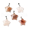 Natural Mixed Gemstone Pendants G-I319-04P-C-2