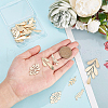 BENECREAT 24Pcs 6 Style Brass Pendants KK-BC0008-11-2