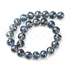 Transparent Electroplate Glass Beads Strands EGLA-N002-34F-F04-4