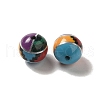 Assembled Synthetic Turquoise & Malachite & Synthetic Mixed Stone Sphere Beads G-B059-02-2
