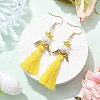 Angel 304 Stainless Steel Dangle Earrings EJEW-MZ00409-01-1